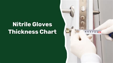 nitrile glove thickness guide